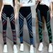 Slimming Striped Leggings For Women - High Waist Yoga Pants With Tummy Control, Casual Athletic Joggers (Thin & Fleece Lined Options)_ecoleips.com
