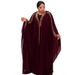 Cross-Border Women's Clothing Middle East Jalabia Chiffon Rhinestone Hooded Skirt Arabic Long Robe 8724#_ecoleips.com