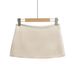 European And American Style Retro Satin A-line Solid Color Short Skirt, Sexy Summer Slim-fit Bodycon Skirt For Women_ecoleips.com