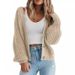 Women's Clothing New Products Foreign Trade Loose Knitted Jacket Sweater Cardigan_ecoleips.com