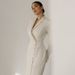 Women's Clothing Solid Color Long Sleeve Button Jacket Skirt Fashion Suit_ecoleips.com