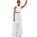 Verve Women's Casual Fashion Sleeveless Pocket Long Dress Two-Piece Set_ecoleips.com