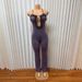 Women's Slim Fit Lace Patchwork Hollow Out Off Shoulder Backless Jumpsuit Fashionable Clothing_ecoleips.com