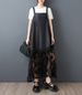 Lace Patchwork Floral Vintage Strap Dresses For Women 2025 Summer New Sleeveless Casual Loose Midi Dress Fashion Elegant Clothes_ecoleips.com