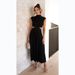 Sweet Fashionable Street Style Long Dress Summer Stand Up Collar Macaron Color Waist Revealing Women's Clothing_ecoleips.com