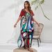 44 Colors Cross-Border European And American Printed Cover-Up Vacation Beach Dress Bikini Sunscreen Outerwear 1D196_ecoleips.com