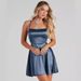 Women's Clothing Sleeveless Suspender Sexy Banquet Dress_ecoleips.com
