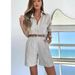 Aria Basics Aria Basics European American Cross-border Ready-to-ship Clothing 2025 New Style Solid Color Fashion Casual Long-sleeve Shirt With_ecoleips.com