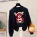 Women's Niche Design round Neck Sweatshirts Fashionable Fleece Lined Thickened Sweatshirts for Spring Autumn And Winter_ecoleips.com