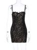 Hugcitar Black Sleeveless Slip Floral Print Sexy Bodycon Slim Mini Prom Dress Summer Women Fashion Y2K Clothes Party Nightclub_ecoleips.com