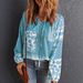 Women's Autumn-Long-Sleeved Printed Ethnic-Style Top/T-Shirt/Shirt For Women_ecoleips.com