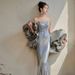 Women’s Clothing evening dress long skirt female host celebrity banquet annual meeting temperament light luxury tube top dress_ecoleips.com