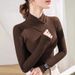 This Stylish, Youthful Long-Sleeved Base Layer Shirt Features Ribbed Fabric And A Modern Design Suitable For Both Autumn_ecoleips.com