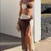 European And American Cross-border Summer Fashion Sexy Color-blocking Bikini With Online Long Skirt 2026 New Women's_ecoleips.com