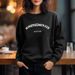 New 2023 Women's Fleece Lined Thickened Sweatshirt Casual round Neck Niche Design Spring Autumn Style Loose Top Trendy for Autumn And Winter_ecoleips.com