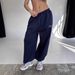 Women's American Style Striped Wide Leg Sweatpants | Casual Straight Leg Joggers With Cuffed Ankles | Versatile 2-in-1 Lounge Pants For Spring/Autumn_ecoleips.com