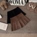Sexy Suede Solid Color Midi Skirt for Women Anti-Exposure Slimming Pleated Mini Skirt for Autumn Winter Versatile Niche_ecoleips.com