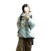 girl Thickened Jacket For Women Winter New Loose Korean Style Coat Design Slimming Student Cotton Clothing Trendy_ecoleips.com