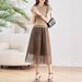 Two-Piece Set For Women Summer 2025 New Style High-End Elegant Fashionable Youthful Slimming Outfit Dress_ecoleips.com