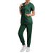 Women's ready-to-use oral dentist surgical gown split toiletry suit elastic quick-drying hospital nurse uniform_ecoleips.com