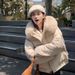 Women's Clothing Women's Retro Faux Fur Hooded Winter Coat Thickened Loose Fit Jacket For Autumn Winter - Black, Khaki, Beige (Sizes M, L, XL) Loose_ecoleips.com