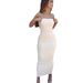 Women's Clothing Top Solid Color Long Skirt Basic Slim Sexy Casual Skirt Slim Dress Skirt_ecoleips.com