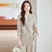 Loose Fitting Suit Set, Women's Spring And Autumn High-end Sense Suit Jacket, Fashionable Temperament, Slimming, Formal Suit, Women's Suit_ecoleips.com