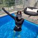 Women's Long Sleeve Conservative Swimsuit Sexy Slim High Waist Tummy Control Fashion Textured Waffle Bathing Suit New Arrival_ecoleips.com