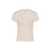 Women's Clothing Big Chest Pinch Waist Straight Shoulder T Shirt White Short Sleeve Hot Girl Short_ecoleips.com