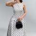 Polka Dot Wrap Dress – Flattering A-Line Silhouette With Wrap Waist Breathable & Lightweight Easy Dressing_ecoleips.com