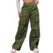 Women's Clothing Casual Fashion Autumn And Winter Solid Color Multi Pocket Workwear Trousers Women_ecoleips.com