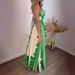 Women's Clothing Summer Halter Sexy Fashion Holiday Beach Long Printed Dress Women's Clothing_ecoleips.com