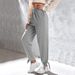 Voya 2026 European And American Spring/Summer Ins Trendy Loose Fashionable Straight-Leg Gray Casual Pants Women's Sweatpants_ecoleips.com