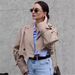 Women's Short Trench Coat – Slim Fit Casual Blazer Jacket With Belt, Double Breasted, (Black, Khaki, Dark Brown, Navy, Army Green)_ecoleips.com
