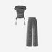Women's Clothing High-Waisted Striped Casual Pants For Women Summer Fashion Loose Wide-Leg Style Set For Formal & Casual For Women_ecoleips.com