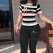 Women's Fashion Tight Fitting T-Shirt And Pants Set Short Sleeved Clothing Outfit For Women_ecoleips.com