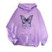 2025 New Fleece-lined Thickened Hooded Sweatshirt For Women, Autumn And Winter Plus-size Loose Slim-fit Top_ecoleips.com