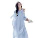 French Gentle Neck Hanging Sleeveless Dress For Women's Summer Petite Temperament, Vest Skirt, Seaside Long Skirt_ecoleips.com