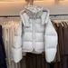 girl 920 Hooded Stand Collar Down Cotton Jacket For Women, New Autumn Winter Short Korean Style Thickened Casual Design Coat_ecoleips.com