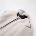 Women’s Faux Fur Biker Jacket – Stylish PU Leather Coat With Metal Accents, Streetwear Essential (XS-L, White)_ecoleips.com