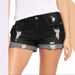 Women's Clothing Elastic Ripped Denim Shorts Women_ecoleips.com