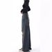 KEN STUDIO Early Autumn New Ripped Jeans With American Retro Raw Edge Design, Loose Wide-leg Pants_ecoleips.com