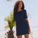 Cross-border Summer New Style Loose Casual Decorative Line Short European And American Women's Fashion Pocket_ecoleips.com