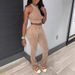 Women’s Clothing New Distressed Two Piece Vest Trousers Suit For Women_ecoleips.com