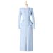 Blue Commuter Suit For Women High-End Two Piece Formal Attire With Jacket And Skirt Elegant Fashionable New Style Youthful Professional_ecoleips.com