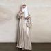 Women's Clothing Spring And Summer Women's Fashion Puff Sleeve Loose Lace Up Robe Dress_ecoleips.com