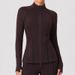 Women's Long Sleeve Yoga Top Slim Fit Double Zipper Quick Drying Outdoor Running Fitness Jacket_ecoleips.com