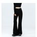 Black Flared Jeans For Women, New Spring Style, High-waisted, Slimming, Loose-fitting, Bell-bottom Long Pants_ecoleips.com
