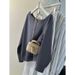 Real Shot Of Foreign Trade Women's Sweatshirt With An Asymmetrical Collar, Thin Style For Spring Autumn, Korean Version,_ecoleips.com
