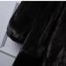 Women's Clothing Faux Fur Longline Coat – Oversized Hooded Jacket With Luxe Mink-Like Texture (Black, S-9XL)_ecoleips.com